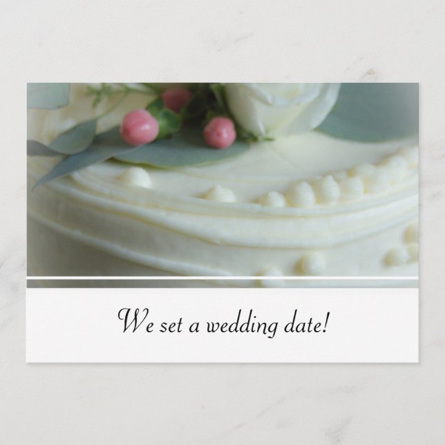 Menu Gâteau mariage (Devant)