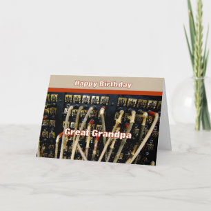 Menu général Joyeux anniversaire grand grand-grand