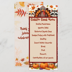 Menu Gobble jusqu'à ce que vous tournez