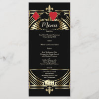 Gold Black Gatsby Style Roaring Mariage des années