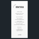 Menu Gras minimaliste Mariage et menu barre<br><div class="desc">Menu Gras minimaliste Mariage et menu barre</div>