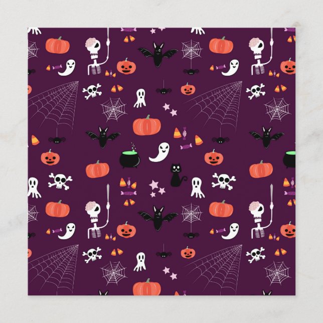 Menu Halloween (Devant)