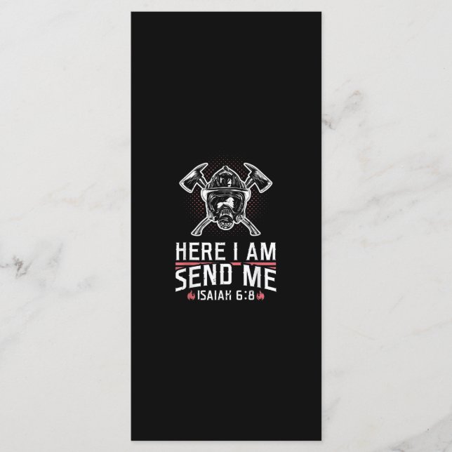 Menu Ici Je M'Envoie Esaïe 68 Pompier (Devant)