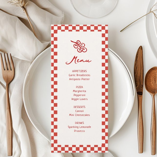 Menu Italie : Amore Bachelorette Party (Créateur téléchargé)