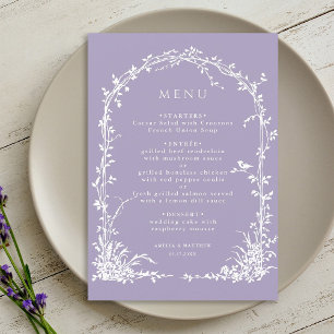 Menu Jardin Botanique Romantique avec Arche de Mariage