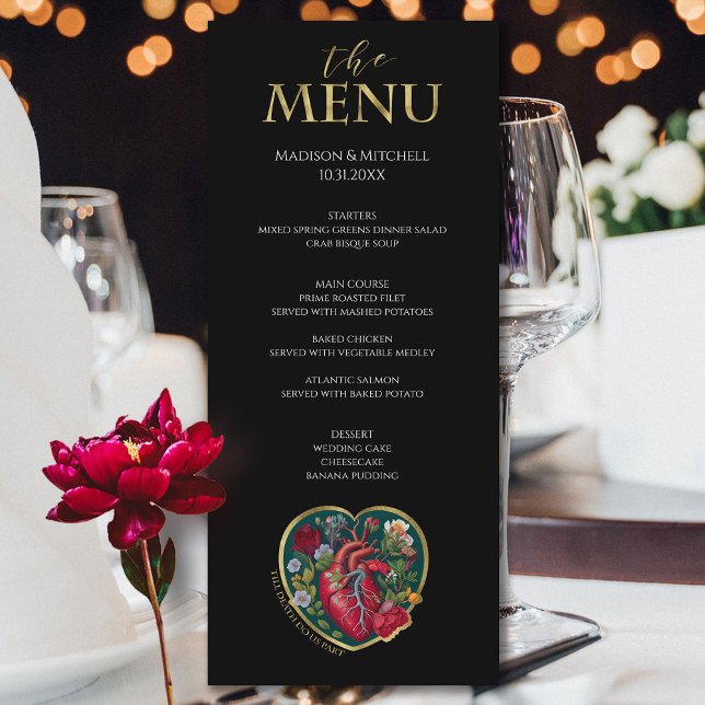 Menu Jusqu'à la mort Faisons-nous partie Goth Coeur Hal (Créateur téléchargé)