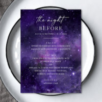 La veille. Dîner de répétition du mariage spatial