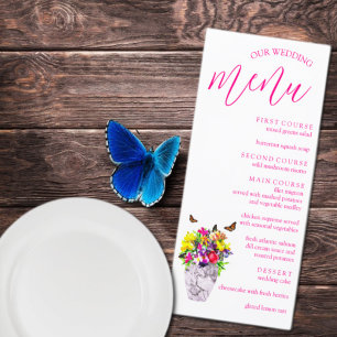 Menu L'amour dans la floraison Mariage