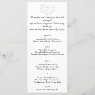 Menu L'amour dans n'importe quelle langue Petal rose Ma