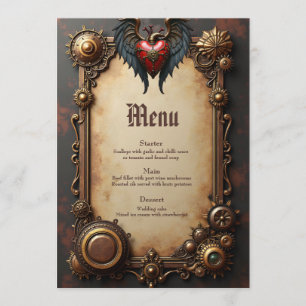 Menu Le cœur palpitant de la mécanique,