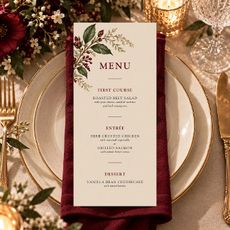 Menu Le Jardin de Vigne