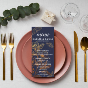 Menu "Les Flores D'Or De L'Amour"   Mariage de marine r