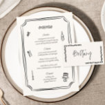 Menu Main fantaisiste tirée Mariage français<br><div class="desc">Cartes de table de Mariage français manuscrites Menu plat Élégante calligraphie Manger et boire Menus de Mariage | Calligraphie simple Menus Mariage rustique Menus Mariage,  Menu Mariage rustique,  Menu Floral Wedidting,  Menu Table Mariage</div>