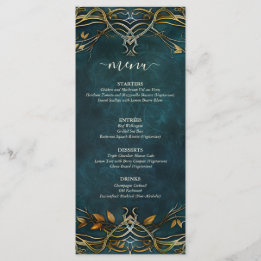 Menu Majesté de la Terre du Milieu pour mariage