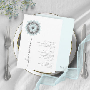 Menu Mandala Lace Rev Mariage Lt. Blue ID968