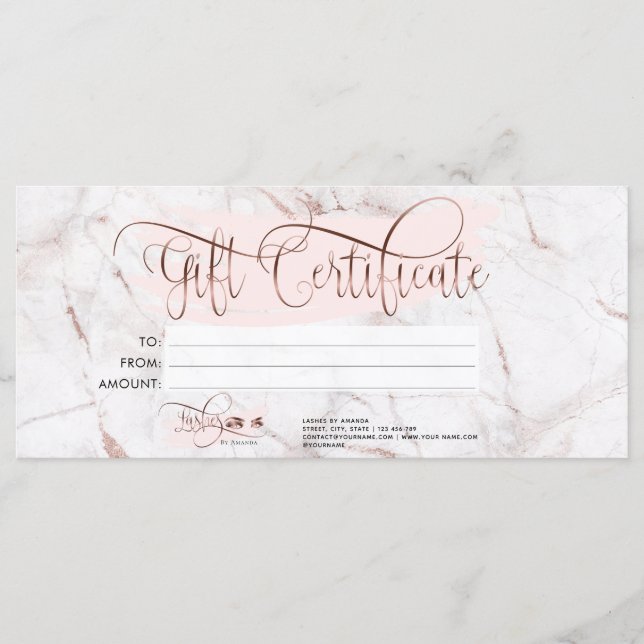 Menu Maquillage Eyebrow Rose d'yeux doré (Devant)