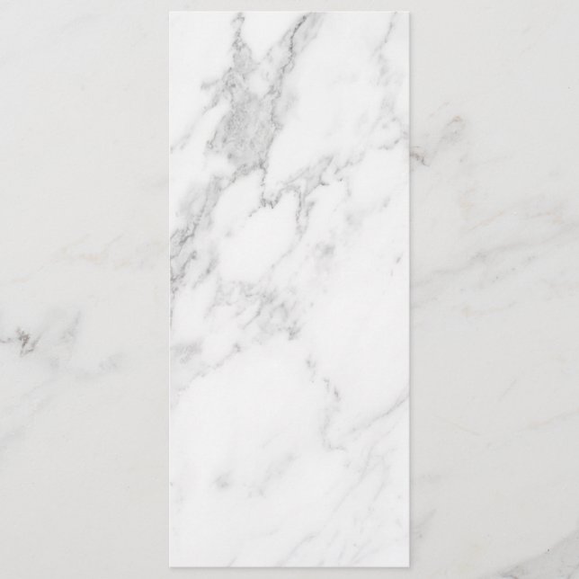 Menu Marbre Blanc (Devant)