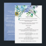 Menu Mariage à la menthe et au saumon bleu<br><div class="desc">Personnalisable à vos spécificités.</div>