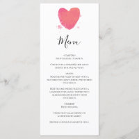 Mariage cardiaque rustique aquarelle