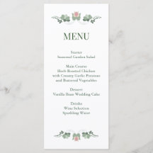 Mariage Champêtre Fleur Sauvage Vert Sauge