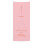 Menu Mariage Daisy<br><div class="desc">Un design amusant et coloré d'inspiration rétro sur une carte de menu mariage qui a été créée pour coordonner avec la collection Daisy par Origami Prints.</div>