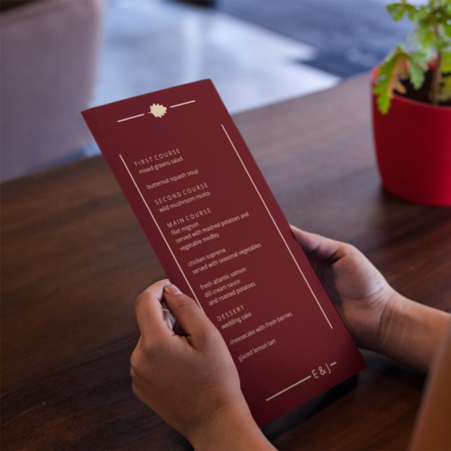 Menu Mariage d'automne en Bourgogne (Créateur téléchargé)
