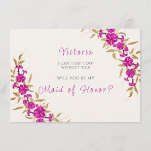 Menu Mariage de Jardin Fleur de Trompette Sauvage Viole