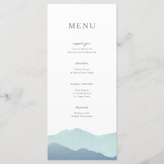 Menu Mariage de la chaîne de montagnes