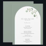 Menu Mariage de script botanique moderne Sage Green Arc<br><div class="desc">Voici la façon idéale de faire ressortir votre menu mariage - le Menu Mariage de Script Botanique Arch Modern Sage Green! Avec son arrière - plan vert sauge chaleureux et son arche palatiale blanche et croustillante, vous serez sûr de donner à vos invités de dîner quelque chose de spécial. La...</div>