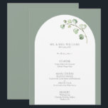 Menu Mariage de script botanique moderne Sage Green Arc<br><div class="desc">Voici la façon idéale de faire ressortir votre menu mariage - le Menu Mariage de Script Botanique Arch Modern Sage Green! Avec son arrière - plan vert sauge chaleureux et son arche palatiale blanche et croustillante, vous serez sûr de donner à vos invités de dîner quelque chose de spécial. La...</div>