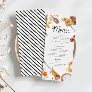Menu Mariage de script italien That's Amore