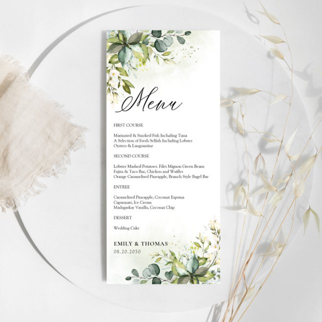 Menu Mariage de verdure (Créateur téléchargé)