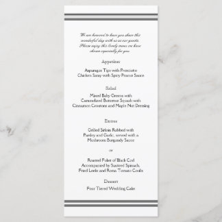 Menu Mariage Destination New Orleans