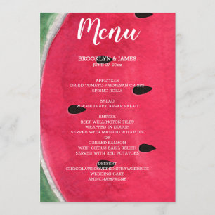 Menu Mariage D'Été Avec Pâque