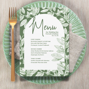 Menu Mariage du vignoble d'Olive