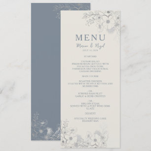 Menu Mariage élégant au Pervenche