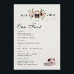 Menu Mariage élégant Norse Viking<br><div class="desc">Belles cartes de menu pour compléter vos réglages de table à votre mariage ou à la prochaine soirée de dîner. Ajoutez votre libellé personnalisé à cette conception à l'aide des cases "Modifier ce modèle de conception" situées à droite de l'élément, ou cliquez sur le bouton bleu "Customiser" pour arranger le...</div>