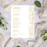 Menu Mariage Fleurs GILDED<br><div class="desc">Fait pour vous !</div>