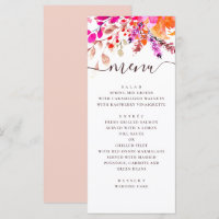 Mariage floral rose aquarelle. Jardin botanique