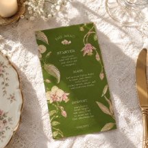 Mariage Floral Vert & Rose Détails de Vigne de Fle