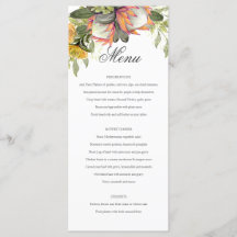 Menu Mariage King Protea Bouquet