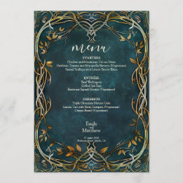 Menu Mariage Majesté de la Terre du Milieu