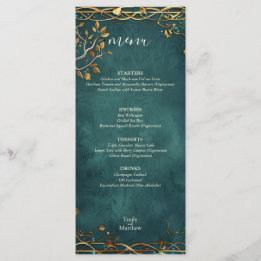 Menu Mariage Majesté de la Terre du Milieu