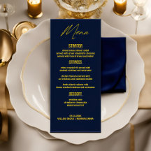 Menu Mariage moderne classique - Savourez les save