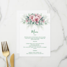 Mariage Moderne Élégant Rose Vert