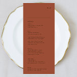 Menu Mariage Monogramme en bande de terre cuite noire m<br><div class="desc">menu mince pour correspondre à la collection *si vous voulez plus d'options papier cette conception peut être transférée à un programme mince *ou pour plus d'aide contactez-moi</div>