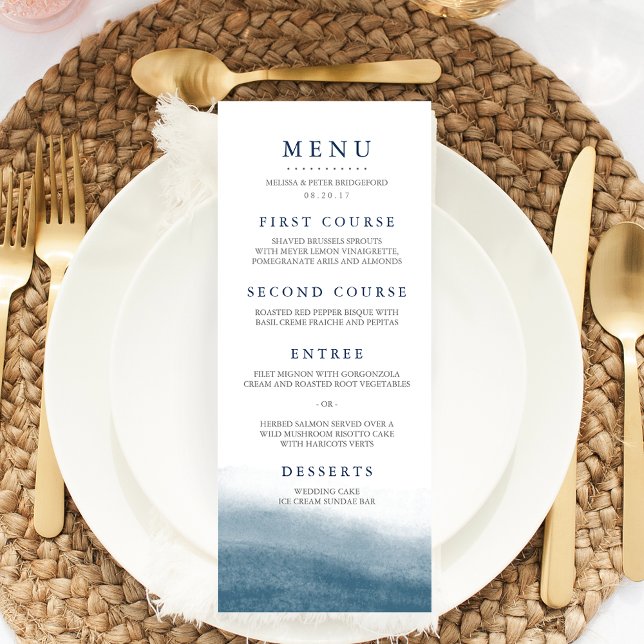 Menu Mariage Ocean Tides (Créateur téléchargé)