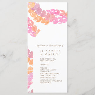 Menu Mariage Pikake