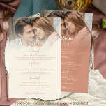 Menu Mariage réversible à double tonalité Budget<br><div class="desc">Parfait pour votre mélange et match thème mariage, ce Budget Dual Tone Reversible Mariage Menu en terre cuite et crème a le même design sur les deux côtés dans la couleur opposée afin que vous puissiez placer de part et d'autre pour chaque réglage de place. Facile à personnaliser avec votre...</div>