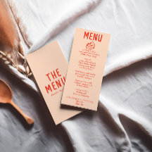 Mariage rouge orange foncé à main rétro